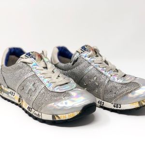 PREMIATA Glitter Lace Up Sneakers
